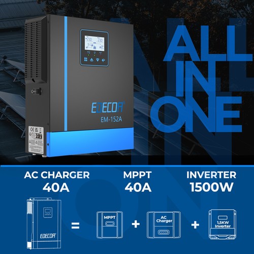 Edecoa inverter ibrido 24v - inverter,